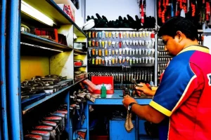 kedai kunci di Jertih, Malaysia