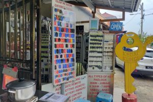 kedai kunci di Tawau, Malaysia